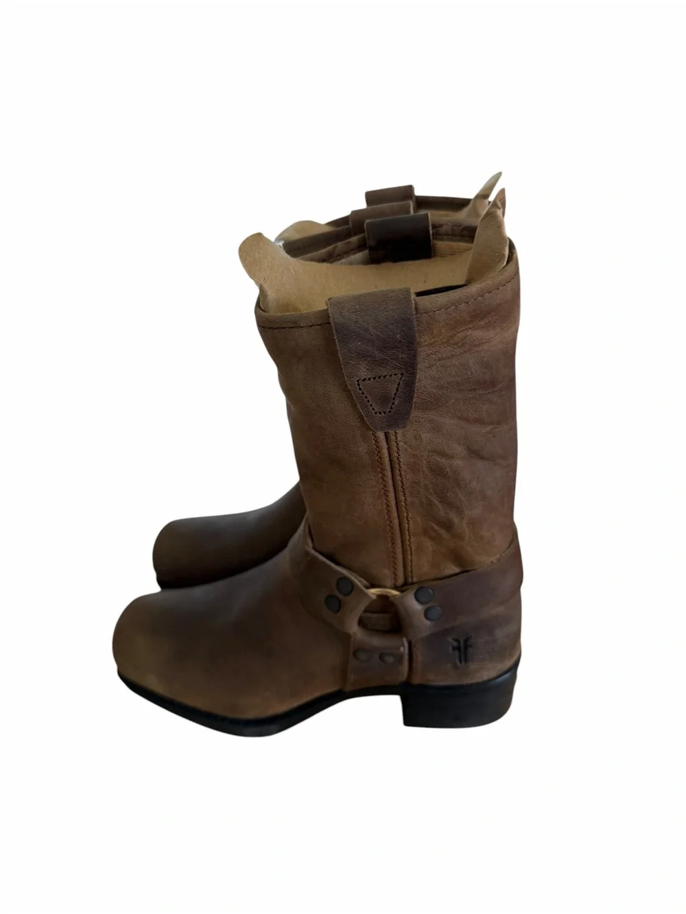 Frye NEW Youth Vintage Small Frye Pull On Harness Boots Size 12.5 #267056